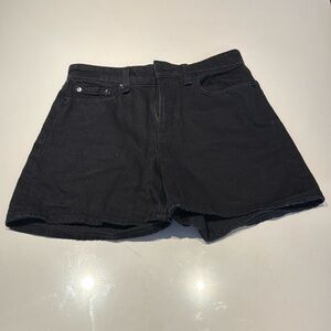 Rag & Bone black denim shorts